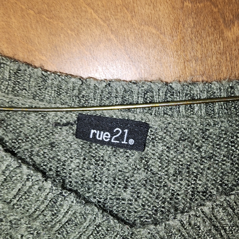 Rue21 Green Knit Sweater